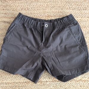 Prana Charcoal Elastic Waist Shorts